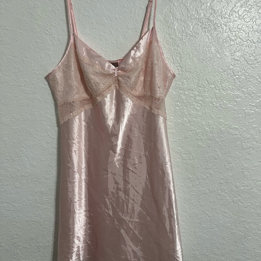 Morgan Taylor Pink Satin Chemise
